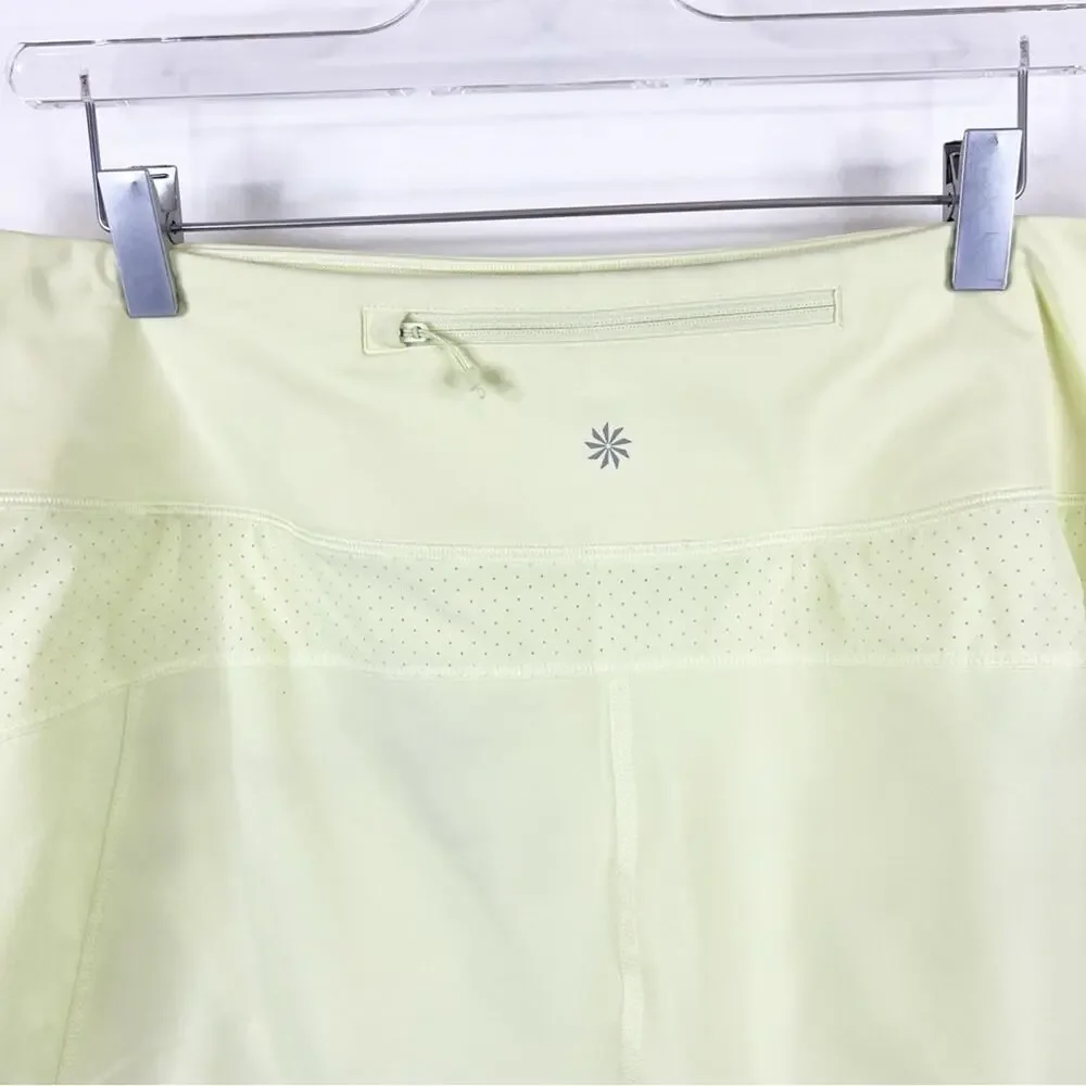 NWT Athleta‎ Run With It 3.5” Inseam Running Shorts 1X Yellow